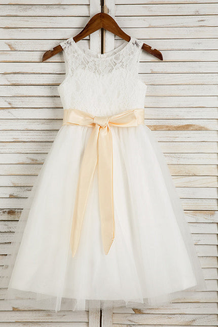 Robe Midi Écru Enfant - gallery 2