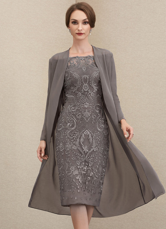 Robe Midi Charme Argenté