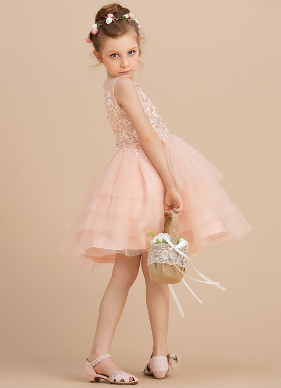 Robe Midi Tulle Pêche - gallery 3