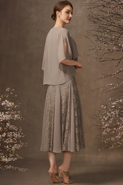 Robe Midi Élégance Nuptiale - gallery 4