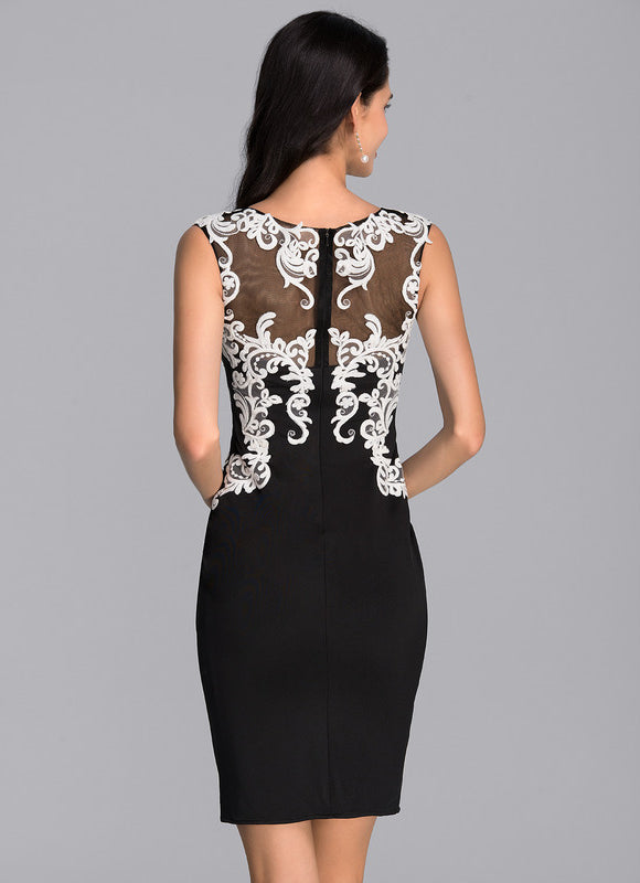 Robe Midi Élégance Noire - gallery 3