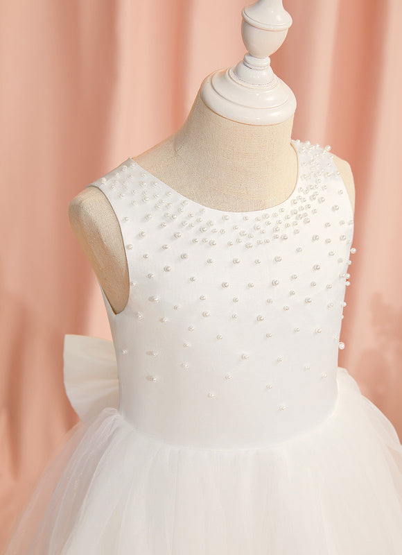 Robe Midi Enfant Satinée - gallery 7