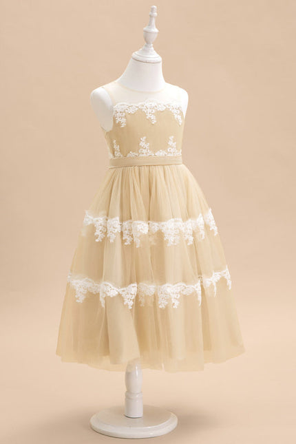 Robe Midi Tulle Doré - gallery 4