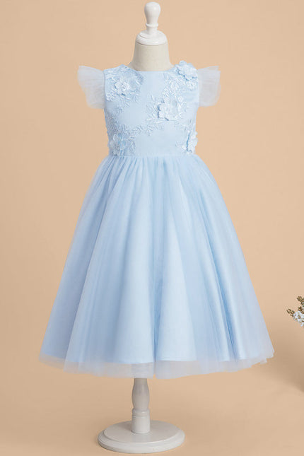 Robe Midi Tulle Bleu Pâle - gallery 2
