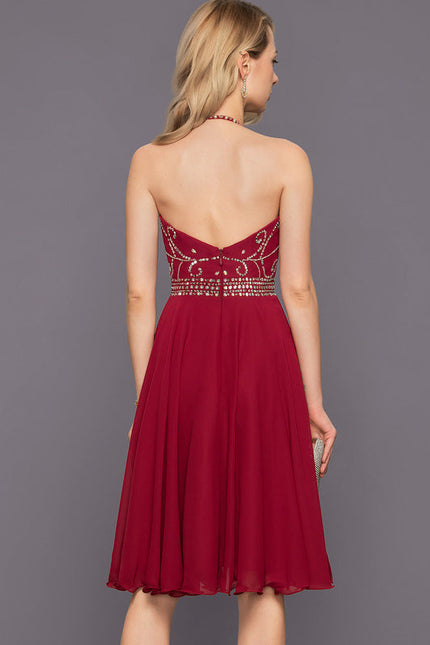 Robe Midi Éclat Rubis - gallery 2