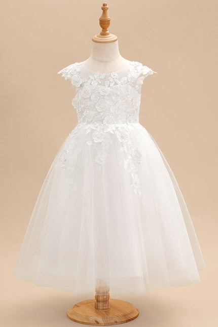 Robe Midi Enfant Évasée Tulle - gallery 2