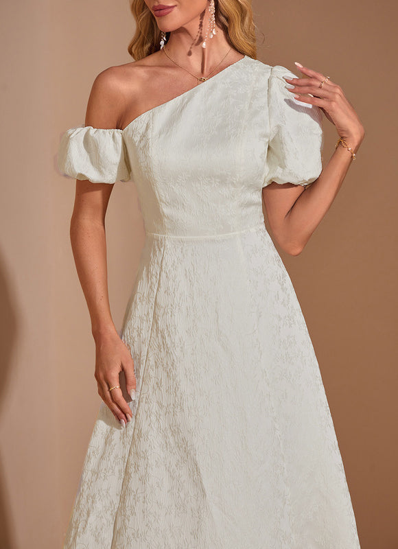 Robe Midi Chandelle Épure - gallery 2