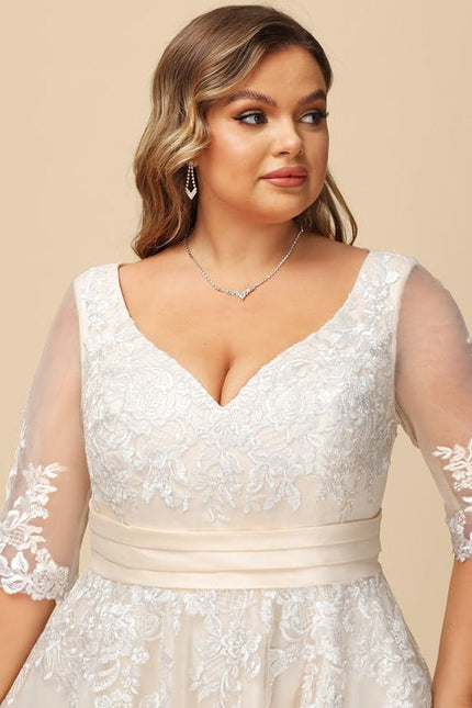 Robe Midi Élégance Crème - gallery 8