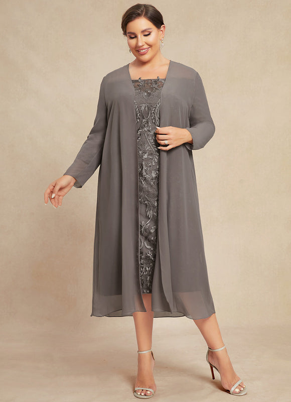 Robe Midi Charme Argenté - gallery 8