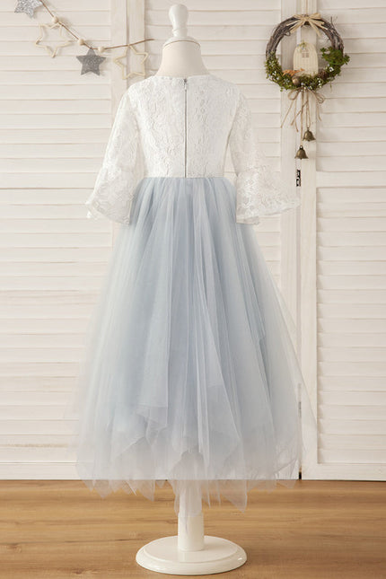Robe Midi Tulle Bleu Clair - gallery 1