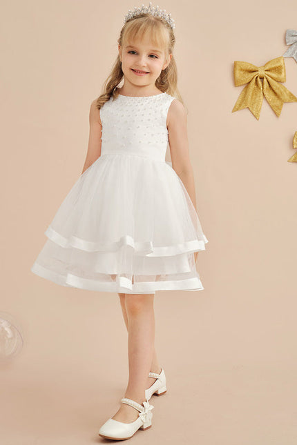 Robe Midi Enfant Satinée - gallery 3