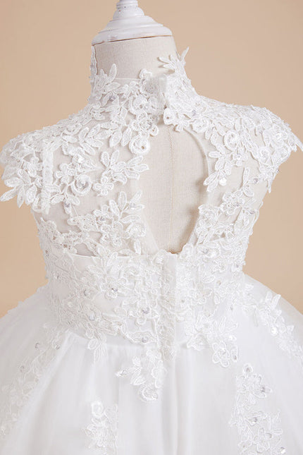 Robe Midi Tulle Perlée - gallery 4