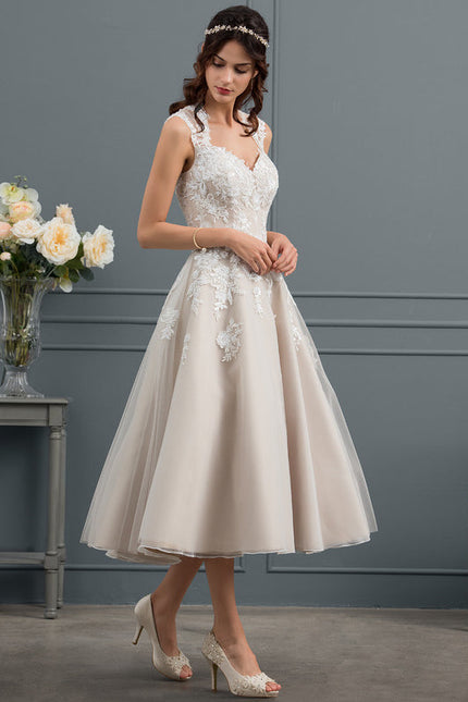 Robe Midi Écrue Enchantée - gallery 3