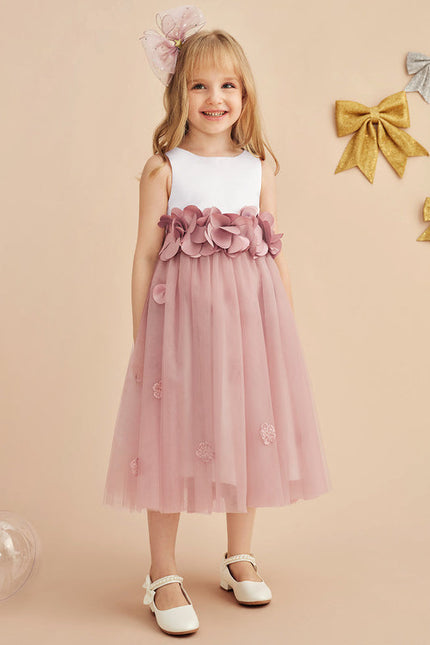 Robe Midi Fleur De Satin