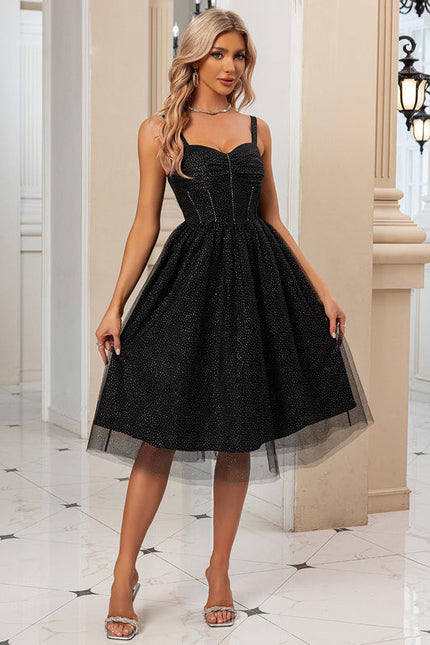 Robe Midi Tulle Scintillante - gallery 5