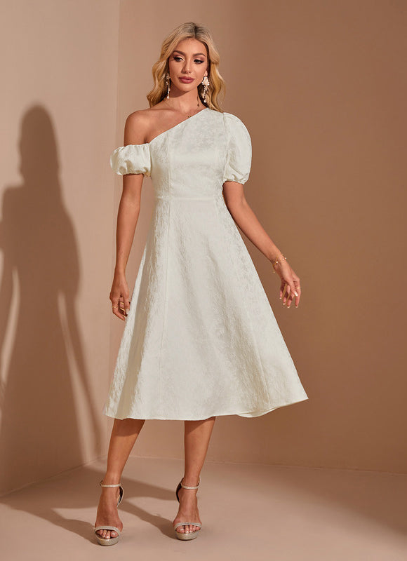 Robe Midi Chandelle Épure - gallery 4