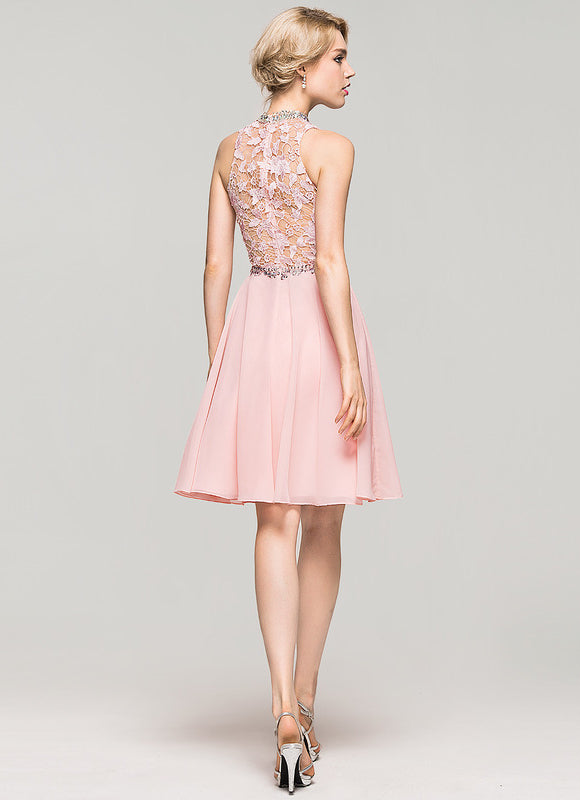 Robe Midi Rose Paillettes - gallery 7