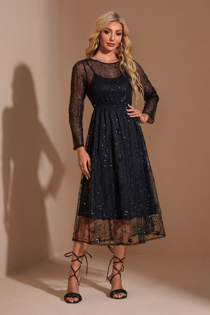 Robe Midi Tulle Brodée - gallery 4