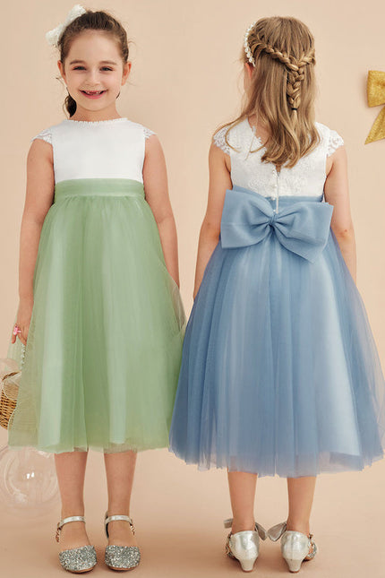 Robe Midi Tulle Bleu Céleste - gallery 7