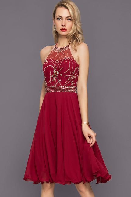 Robe Midi Éclat Rubis