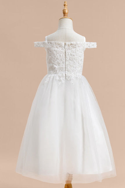 Robe Midi Enfant Mariage Tulle - gallery 5