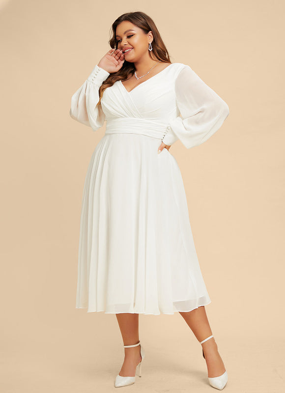 Robe Midi Éthérée Lumineuse - gallery 7