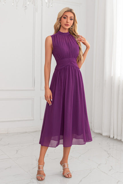 Robe Midi Violette - gallery 1