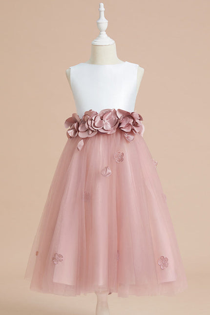 Robe Midi Fleur De Satin - gallery 8