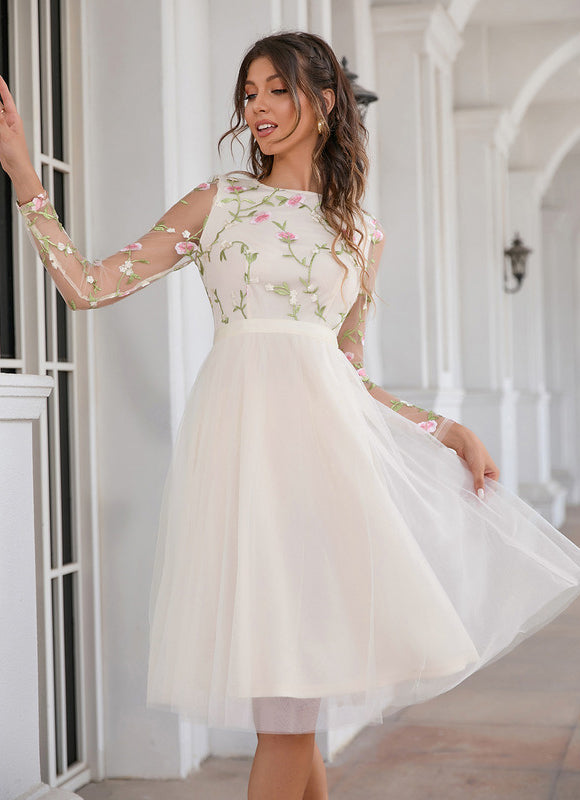 Robe Midi Rêverie Florale - gallery 5