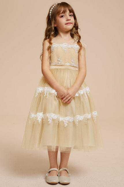 Robe Midi Tulle Doré - gallery 9