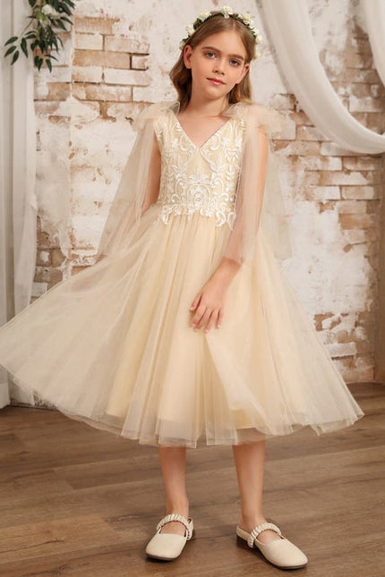 Robe Midi Tulle Beige - gallery 1