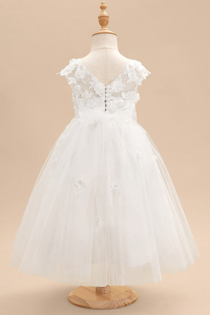 Robe Midi Enfant Évasée Tulle - gallery 4