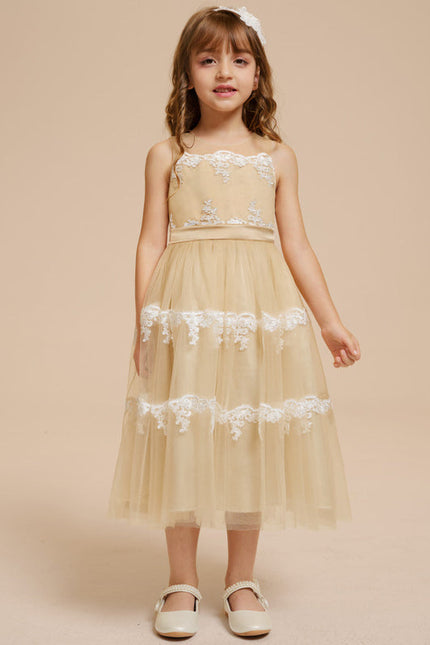 Robe Midi Tulle Doré - gallery 5