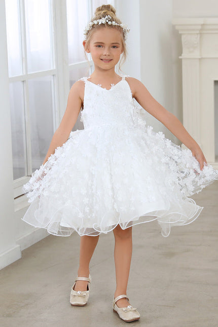 Robe Midi En Tulle Fleuri