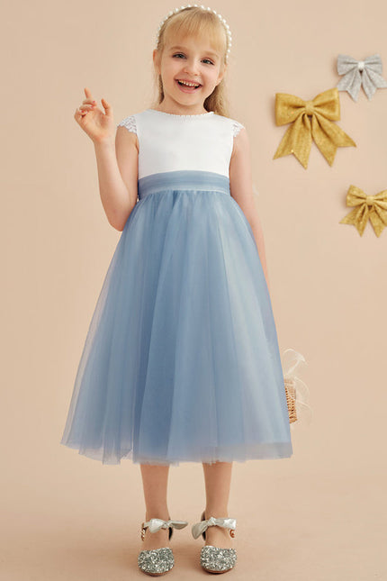 Robe Midi Tulle Bleu Céleste - gallery 9