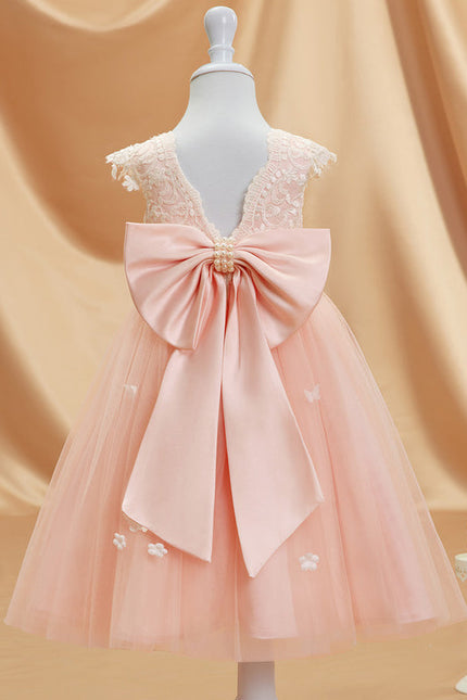 Robe Midi Enfant Rose Poudré