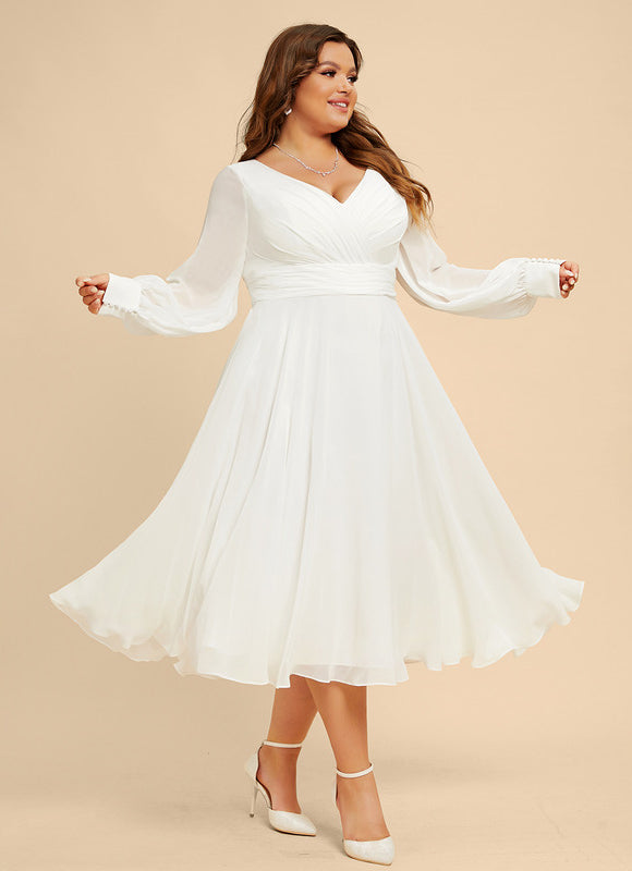 Robe Midi Éthérée Lumineuse - gallery 8