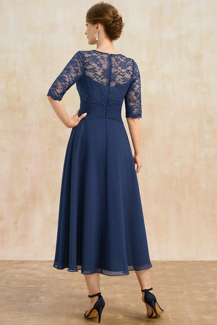 Robe Midi Mère Mariée Dentelle - gallery 5