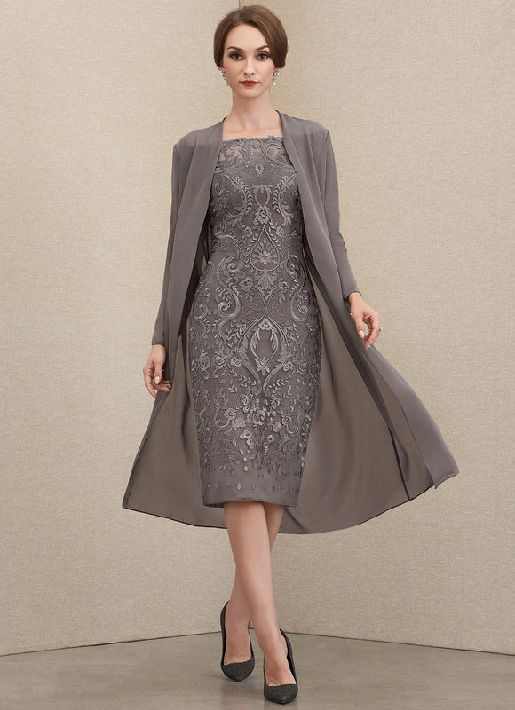 Robe Midi Charme Argenté - gallery 2