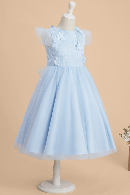 Robe Midi Tulle Bleu Pâle - gallery 3
