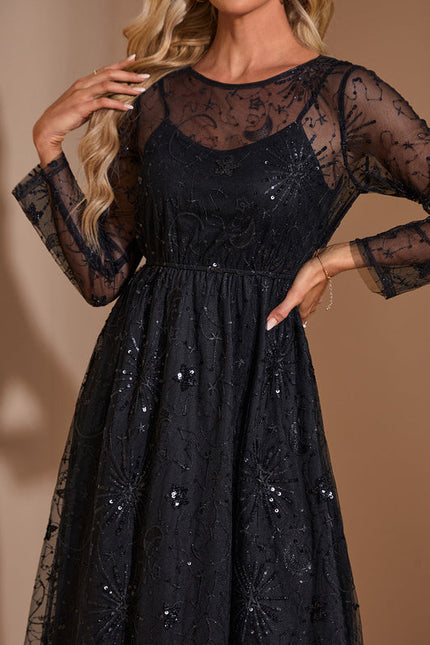 Robe Midi Tulle Brodée - gallery 3