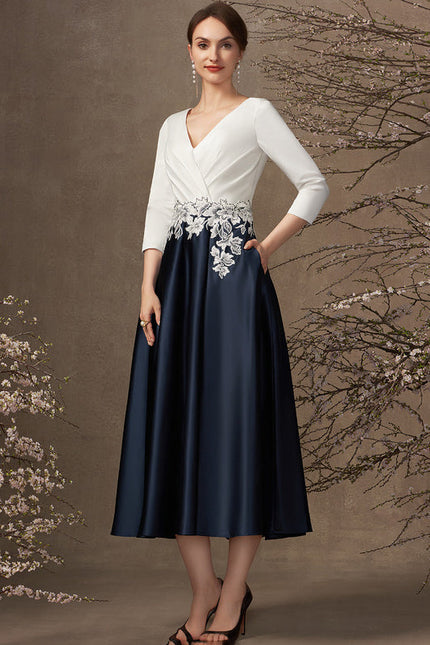 Robe Midi Mère Satinée