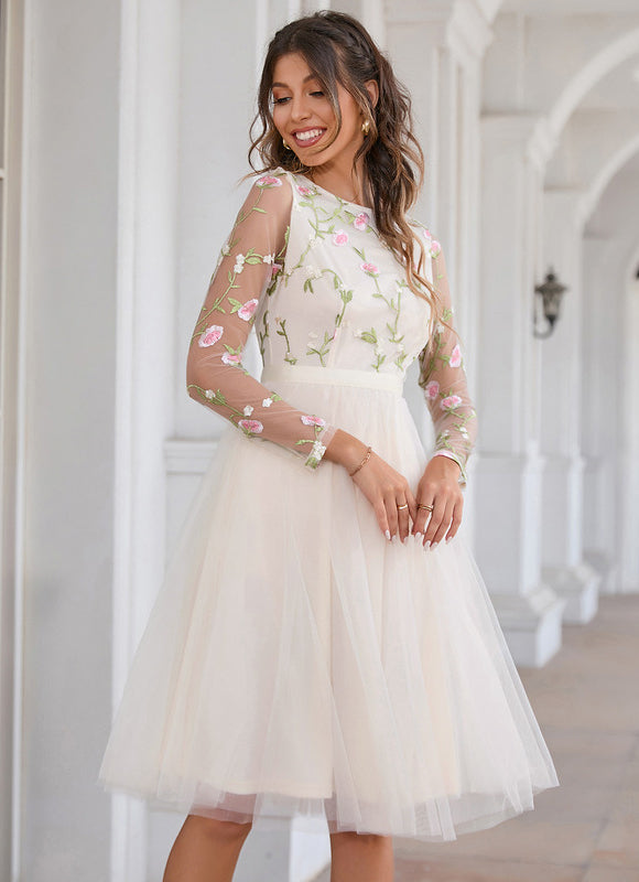 Robe Midi Rêverie Florale - gallery 6