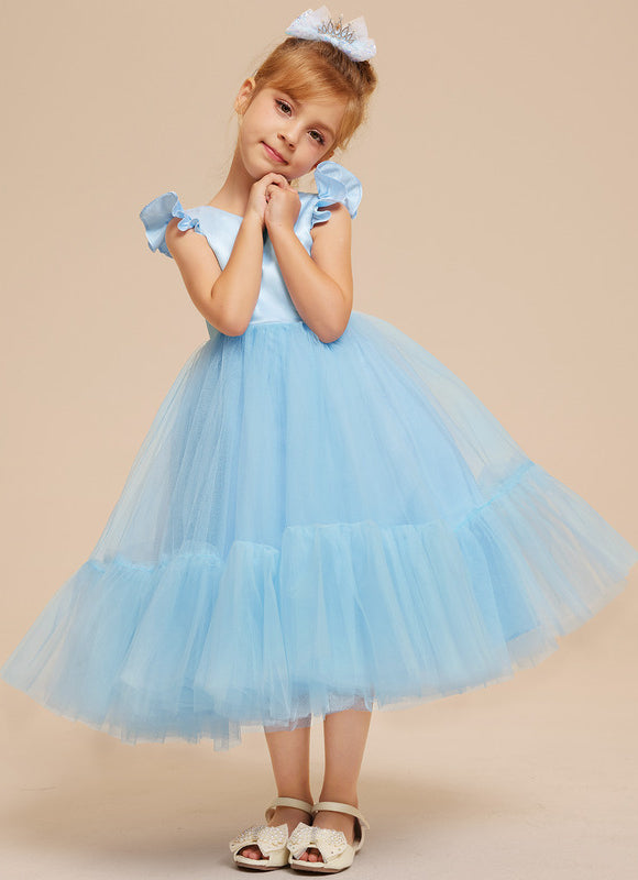 Robe Midi Tulle Bleu Pâle - gallery 7