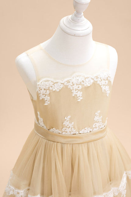 Robe Midi Tulle Doré - gallery 8