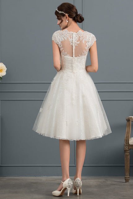 Robe Midi Tulle Écrue - gallery 5