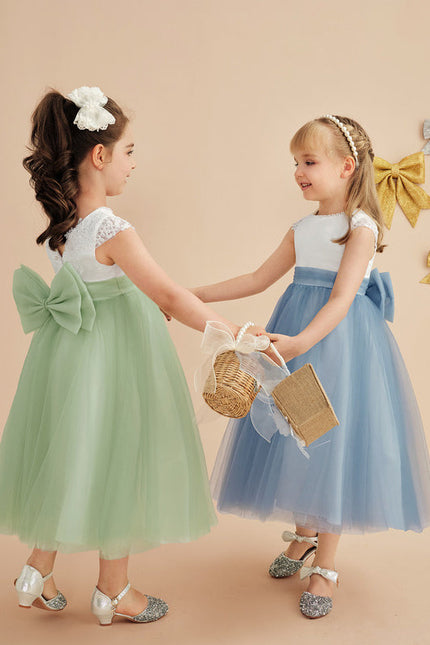 Robe Midi Tulle Bleu Céleste - gallery 8