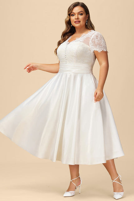 Robe Midi Éclat De Satin - gallery 5