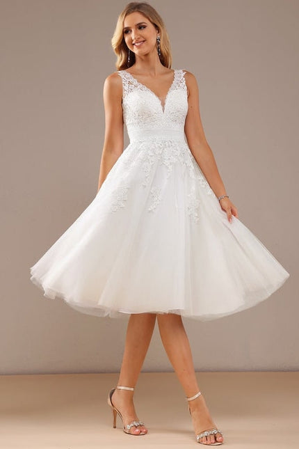 Robe Midi Tulle Écrue