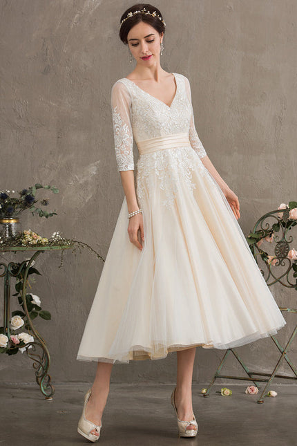 Robe Midi Élégance Crème